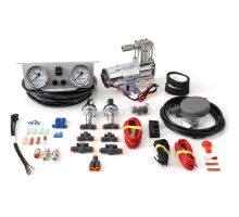 Kompresor KIT Premium - dvouokruhové ovládání a měření, obsahuje hlídání min. tlaku